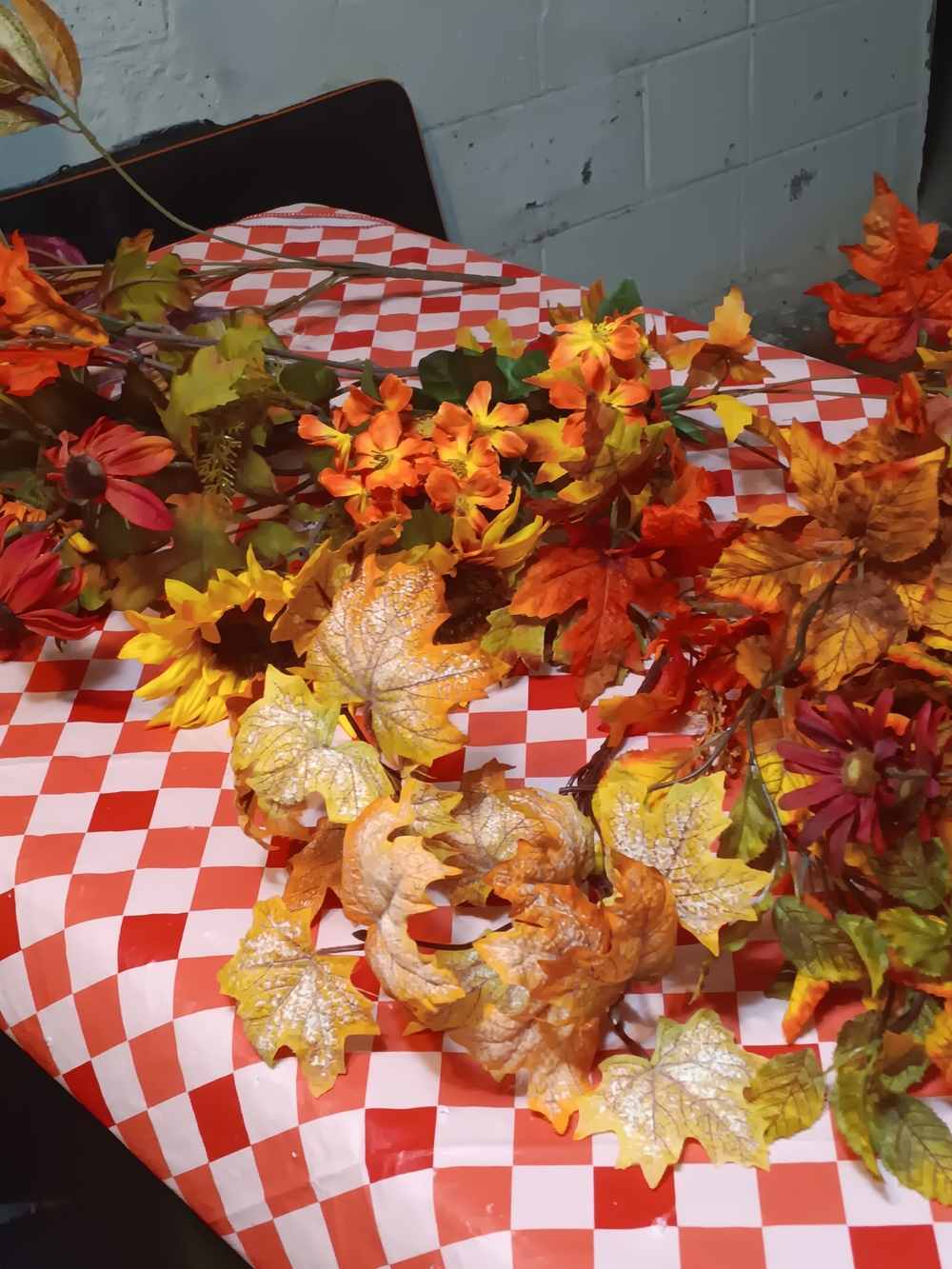 Autumn Harvest Fall Flowers Orange & Yellow